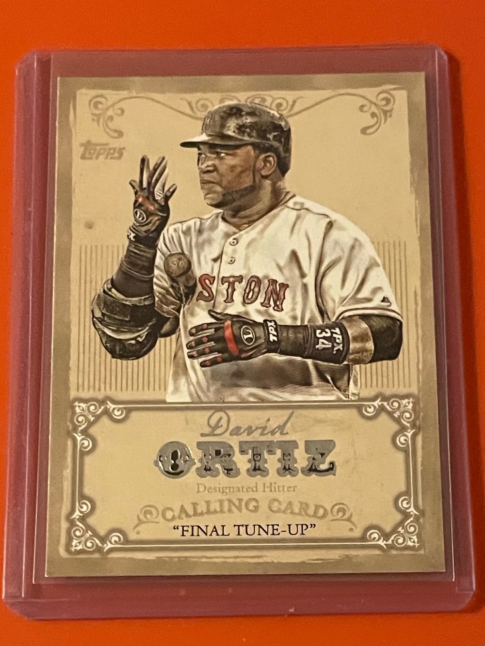 David Ortiz #CC-4 2013 Topps [Calling Card] Baseball Trading Card